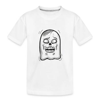 Geist - Kinder Premium Bio T-Shirt - Weiß - Vorne