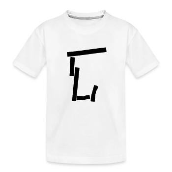 Lettre urbaine (2) - T-shirt bio Premium Enfant - blanc - Devant