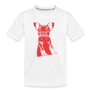 Bouledogue - T-shirt bio Premium Enfant - blanc - Devant