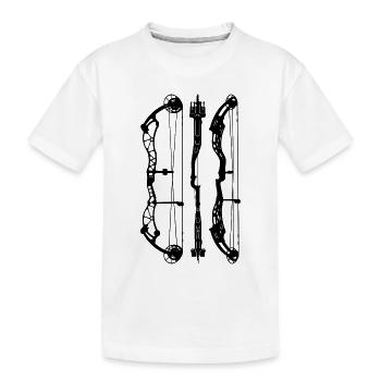 BowtechRekoning_Plans - Kinder Premium Bio T-Shirt - Weiß - Vorne
