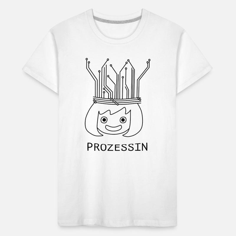 Prozessin mit Tech-Krone Kinder Premium Bio T-Shirt