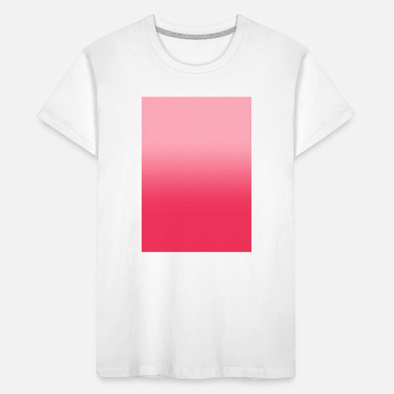 Gradient - pink red customizable Kids' Premium Organic T-Shirt
