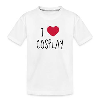 Cosplay / Cosplayer / Manga / Geek - Kinder Premium Bio T-Shirt - Weiß - Vorne