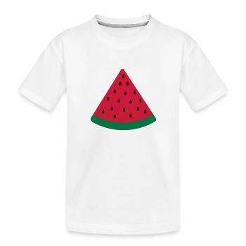 water melon melon d'eau - T-shirt bio Premium Enfant - blanc - Devant