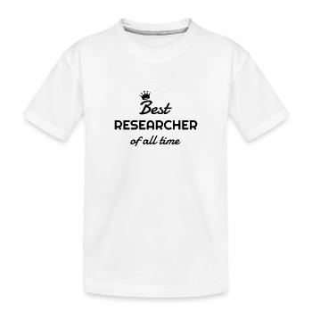 Forscher / Forschung / Arbeit / Job - Kinder Premium Bio T-Shirt - Weiß - Vorne