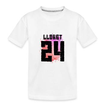 Lloret De Mar 24 Trikot 2024 Bunt - Kinder Premium Bio T-Shirt - Weiß - Vorne