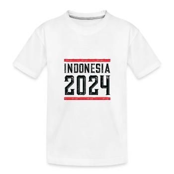 Indonésie 2024 - T-shirt bio Premium Enfant - blanc - Devant