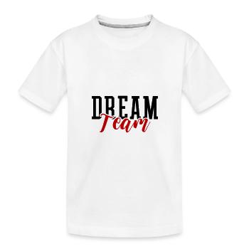 Équipe de rêve - T-shirt bio Premium Enfant - blanc - Devant
