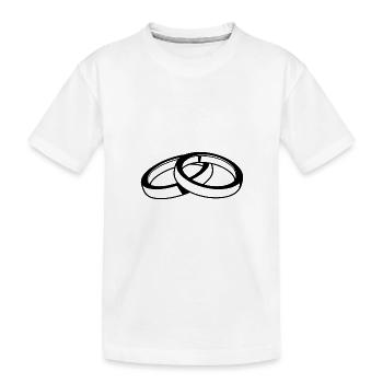 Symbole des alliances - T-shirt bio Premium Enfant - blanc - Devant