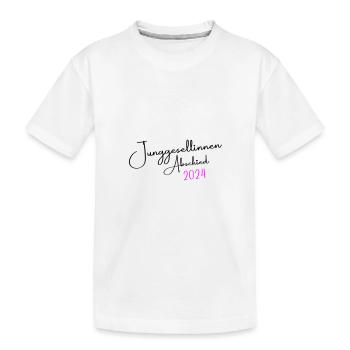 Hen Party 2024 Hen - Kids' Premium Organic T-Shirt - white - Front