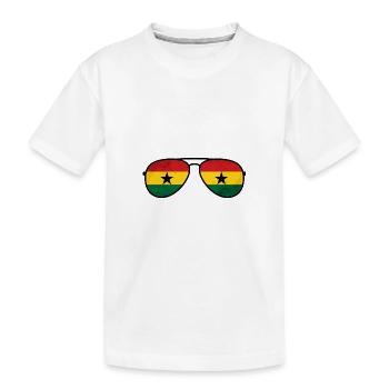 Ghana Afrique - T-shirt bio Premium Enfant - blanc - Devant