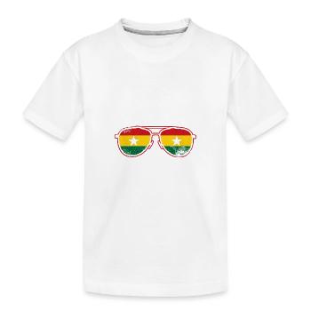 Ghana Afrique - T-shirt bio Premium Enfant - blanc - Devant
