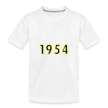 1954 Year Birthday - Kids' Premium Organic T-Shirt - white - Front