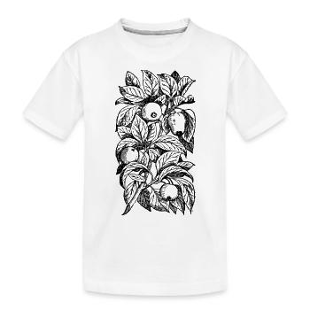 veggie légumes fruits pomme pomme fruits31 - T-shirt bio Premium Enfant - blanc - Devant