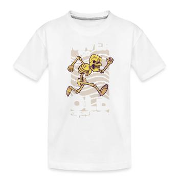 Courir - T-shirt bio Premium Enfant - blanc - Devant