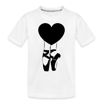 Danse Musique de danse - T-shirt bio Premium Enfant - blanc - Devant