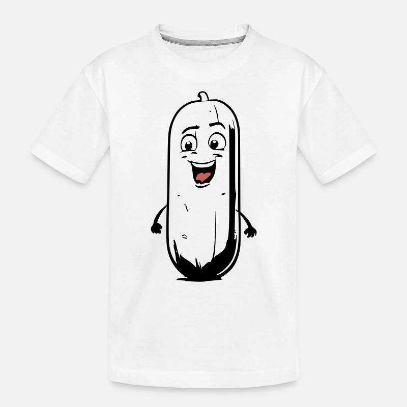 Bande dessinée Concombre - T-shirt bio Premium Enfant - blanc