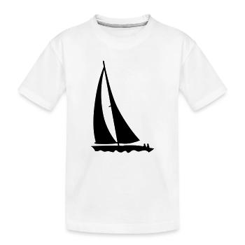 voile - T-shirt bio Premium Enfant - blanc - Devant