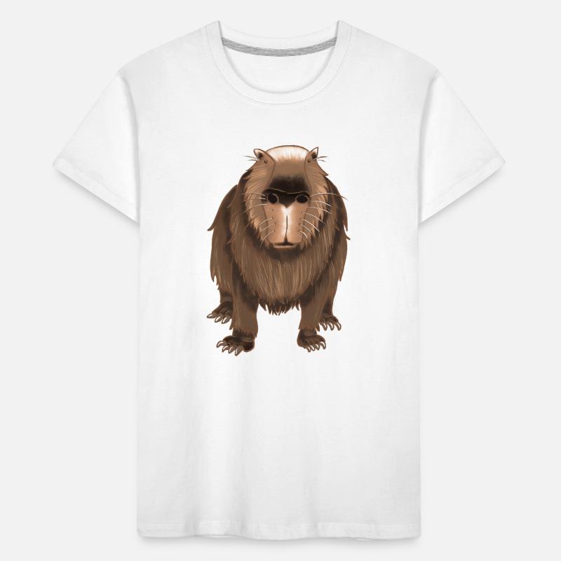 Funny capybara Kids' Premium Organic T-Shirt