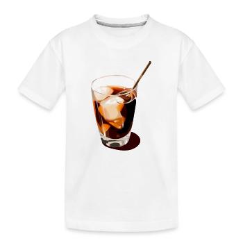 Illustration de boisson au café - T-shirt bio Premium Enfant - blanc - Devant