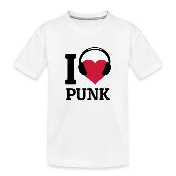 I love Punk - T-shirt bio Premium Enfant - blanc - Devant