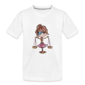 Zodiaque: Balance - T-shirt bio Premium Enfant - blanc - Devant