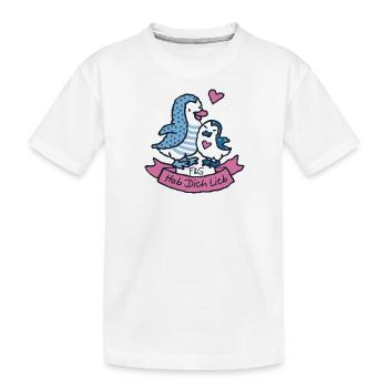 Love you - Kids' Premium Organic T-Shirt - white - Front