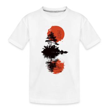 Arbre du Japon - T-shirt bio Premium Enfant - blanc - Devant