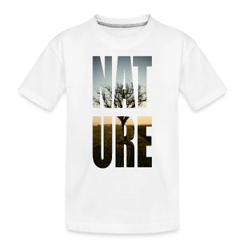 nature n ° 1 - T-shirt bio Premium Enfant - blanc - Devant