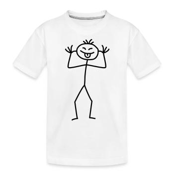 Annoy - Kids' Premium Organic T-Shirt - white - Front