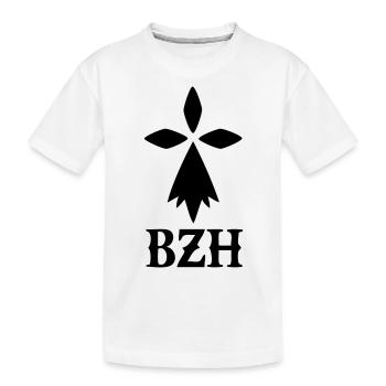 Hermine breton BZH bretagne - T-shirt bio Premium Enfant - blanc - Devant