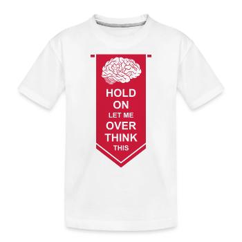 Permettez-moi d’exagérer - T-shirt bio Premium Enfant - blanc - Devant