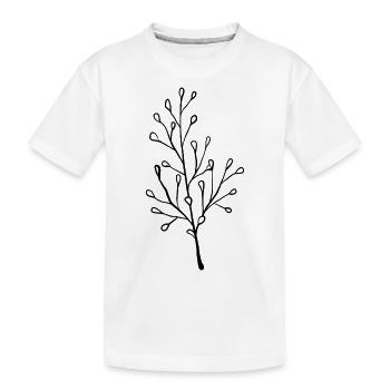 Florist Blume Pflanze Natur Gärtner - Kinder Premium Bio T-Shirt - Weiß - Vorne