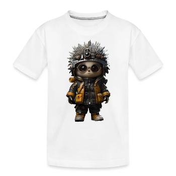 Mister Spike Cool - Kids' Premium Organic T-Shirt - white - Front