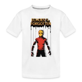Echoes of the Forgotten – Dark Horror Design - Kids' Premium Organic T-Shirt - white - Front