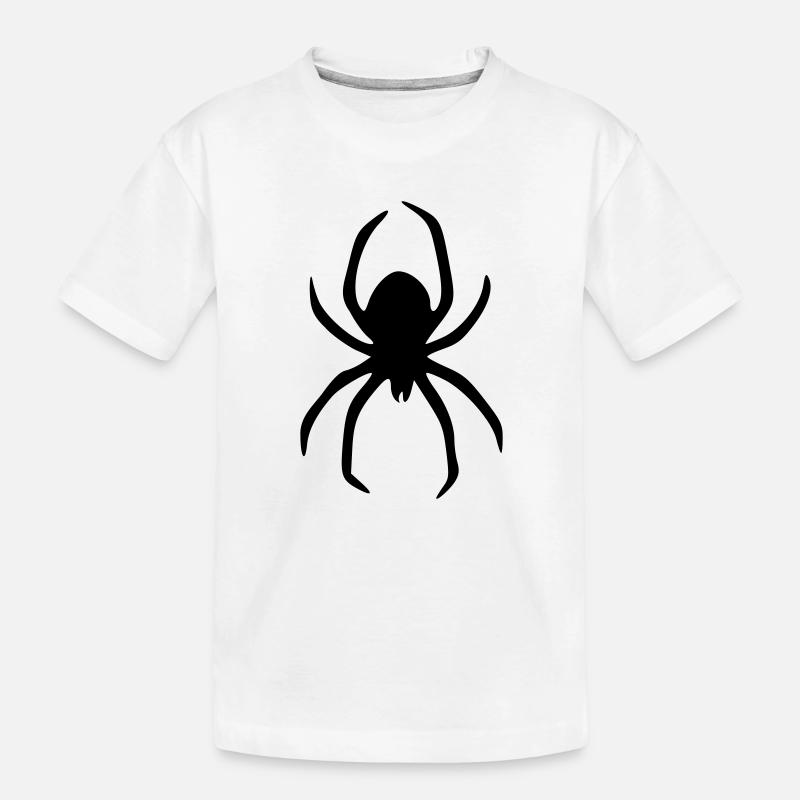spinne - Kinder Premium Bio T-Shirt - Weiß