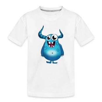 monstre - T-shirt bio Premium Enfant - blanc - Devant