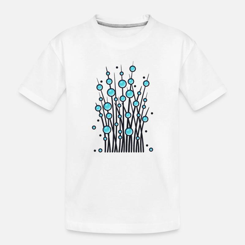Luminous bale structure - Kids' Premium Organic T-Shirt - white