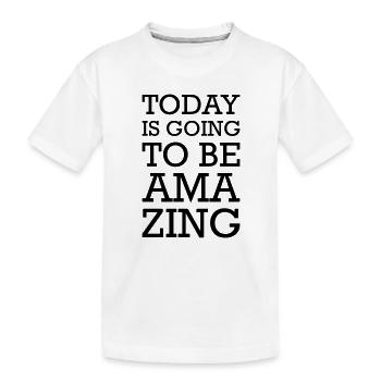 Amazing & Legendary – Statement für HIMYM-Fans - Kinder Premium Bio T-Shirt - Weiß - Vorne