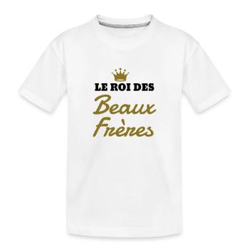 Beau Frère / Frere / Beau-Frère / Mariage / Marié - T-shirt bio Premium Enfant - blanc - Devant