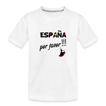 Espagne s'il vous plaît ! - T-shirt bio Premium Enfant - blanc - Devant