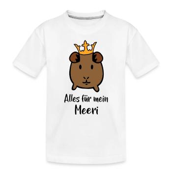 Meerschweinchen - Kinder Premium Bio T-Shirt - Weiß - Vorne
