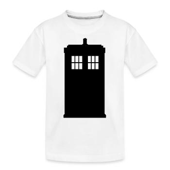 Police box - T-shirt bio Premium Enfant - blanc - Devant