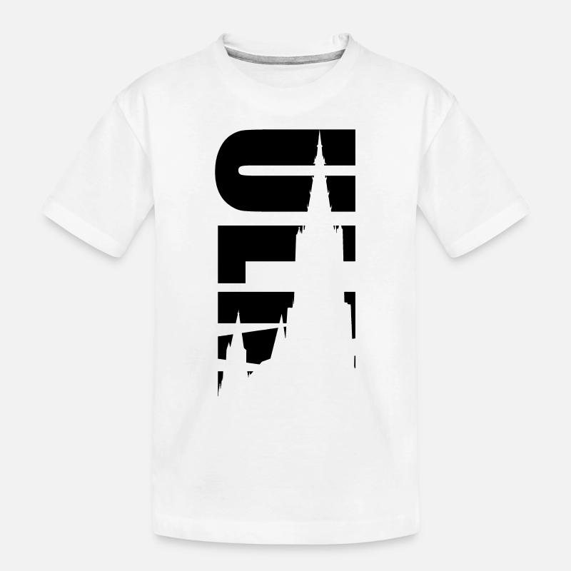 Ulm - Kinder Premium Bio T-Shirt - Weiß