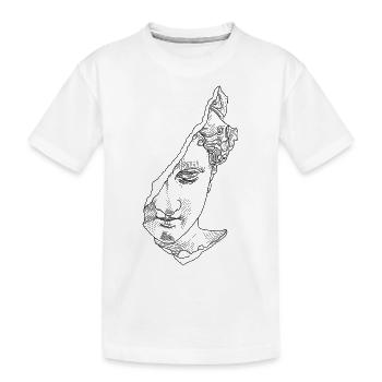 Tête - T-shirt bio Premium Enfant - blanc - Devant