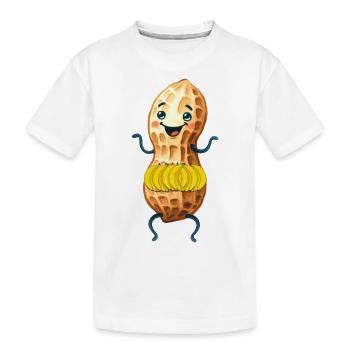 Banane Bananend Obst Frucht Früchte exotisch - Kinder Premium Bio T-Shirt - Weiß - Vorne