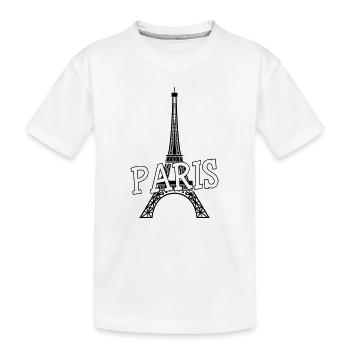 Paris - T-shirt bio Premium Enfant - blanc - Devant
