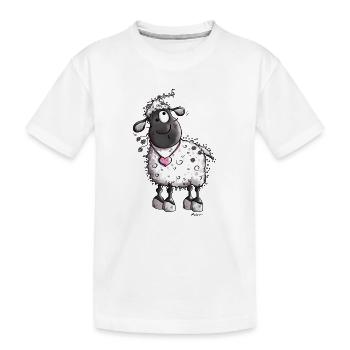 Mouton Rêveuse - T-shirt bio Premium Enfant - blanc - Devant