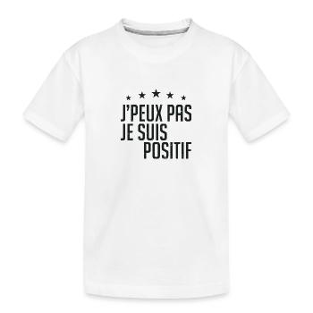 j'peux pas j'ai pas envie - T-shirt bio Premium Enfant - blanc - Devant