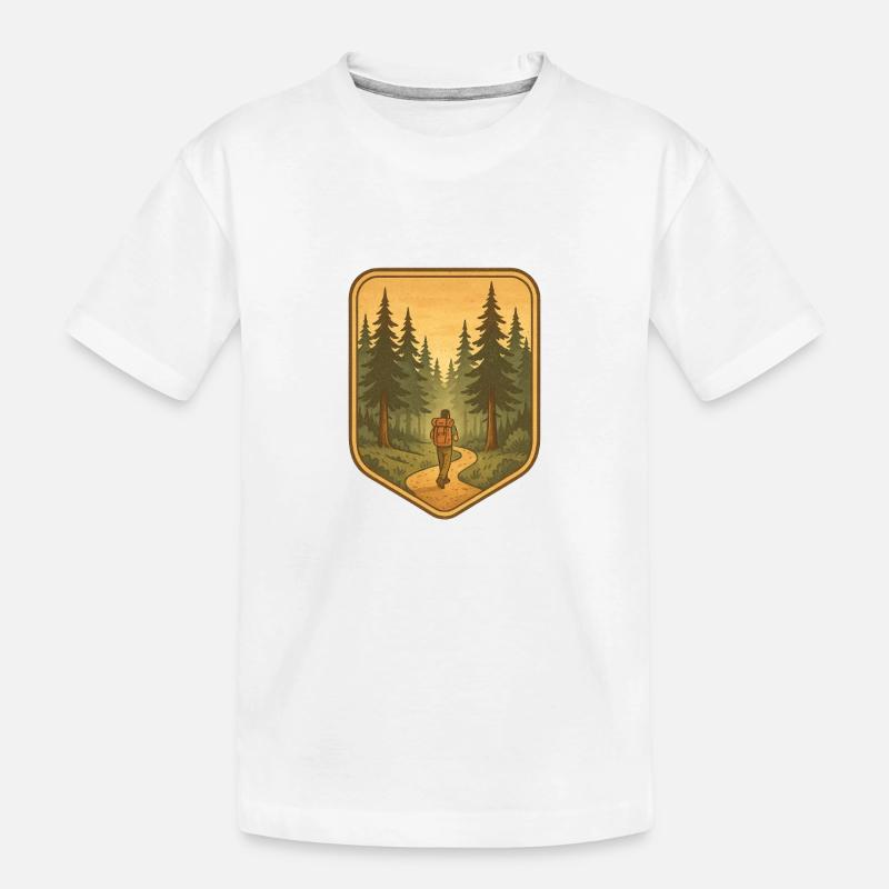Dans la forêt - T-shirt bio Premium Enfant - blanc